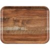 Cambro Polyesterový obdĺžnikový podnos, 330x430 mm, hnedý dub | CAMBRO, Madeira
