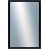 DANTIK - Zrkadlo v rámu, rozmer s rámom 40x60 cm z lišty PASTELKA čierna rovná (2597)
