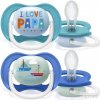 AVENT CUMLÍK 6-18M Ultra air text, chlapec na utišovanie, silikón (inov.2021) 1x2 ks Philips Consumer Lifestyle BV