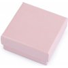 Krabička na šperky 7x7 cm - 1 ks 1 pudrová perleť