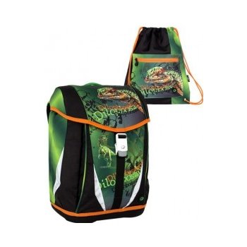 Bagmaster aktovka s dinosaurem POLO 6 B zelená/oranžová od 38,28 € -  Heureka.sk