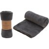 HOMESTYLING Deka fleece 125 x 150 cm ESSENTIALS sivá KO-HZ1011790