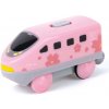 Hape Lokomotiva Intercity na baterie růžová