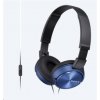 SONY stereo sluchátka MDR-ZX310, modrá