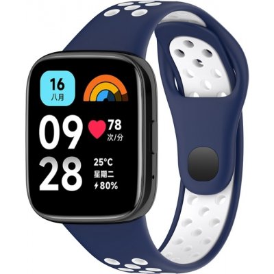 Remienok Sport Wristband modro-biely pre Xiaomi Redmi Watch 3 Active