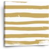 Sablio Obraz Zlaté pruhy - 50x50 cm