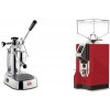 La Pavoni Europiccola Lusso + Eureka Mignon Specialita, CR ferrari red