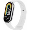 FIXED Silicone Strap pro Xiaomi Mi Band 8/Smart Band 9, bílý FIXSSTB-1176-WH