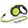 Vodítko FLEXI Neon New M lanko 5m/20kg neón