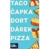 Albi Taco, čapka, dort, dárek, pizza