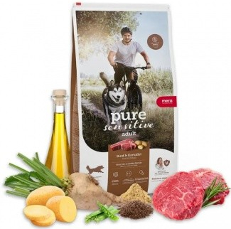 Mera Pure Sensitive Fresh Meat High Protein hovädzie so zemiakmi 12,5 kg