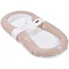 Hniezdo pre bábätká Cocoony Heather Clay Beaba z ultra mäkkého textilu s vyvýšenými okrajmi hnedé od 0-3 mes