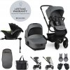EASYWALKER Set XXL Kočík Harvey3 Fossil Grey + KIDDY Evoluna i-size 2 VP-F179360