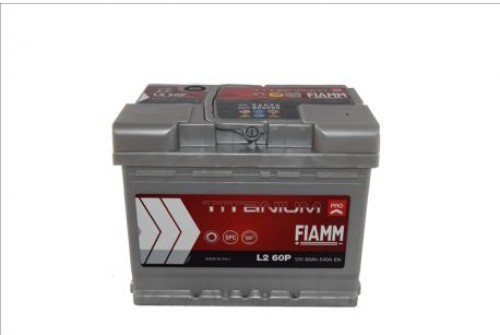 Fiamm Titanium PRO 12V 60Ah 600A L2B 60P