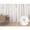 Biante Bavlnený záves Sandra SA-252 Béžové poľné kvety 130x240 cm