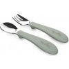 Nuvita lyžička a vidlička Sage Green 8472