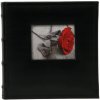 Fotoalbum na zasúvacie fotografie 10x15/200 čierny B&W