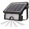 Solárny LED reflektor so senzorom LUX 5W, 4000K, 500lm, IP65, čierny (ORNO)