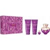 Versace Dylan Purple Pour Femme parfumovaná voda pre ženy 100 ml + sprchový gél 100 ml + telové mlieko 100 ml + parfumovaná voda 5 ml darčeková sada