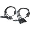 Kabel Sunpulse SMC4-4Y solární rozbočovací, 1 pár, k fotovoltaickým panelům, MC4 T 1 na 4