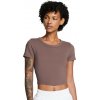Dámske funkčné tričko s krátkym rukávom Nike W NK ONE FITTED DF SS TOP W hnedé FN2804-208 - L