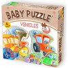 D-TOYS Baby puzzle Dopravné prostriedky 4v1 (2-4 dieliky)