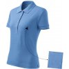 Malfini Cotton polo shirt W MLI-21315 sky blue (128131) Black 2XL