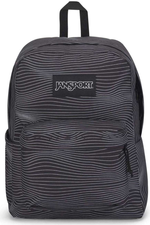 Jansport SuperBreak Plus Screen Waves 26L Čierna