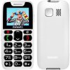 EVOLVEO EasyPhone, mobilní telefon pro seniory s nabíjecím stojánkem, bílá EP-501-WH