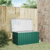 vidaXL Záhradný úložný box zelený 129 x 67 x 65 cm
