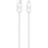 Aligator DATKP34 Dátový POWER 3A USB-C - Lightning, 1m, bílý