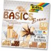 Folia Origami papier Basics Hnedý, 50 ks 15 x 15 cm
