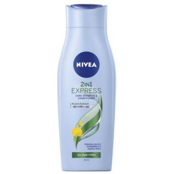 Nivea Hair Care Express šampón a kondicionér pre všetky typy vlasov 250 ml