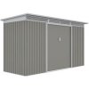 Zahradní domek G21 GRAH 483 - 340 x 142 cm, metalický šedý