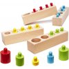 Montessori drevené valcové závažia farebné