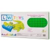 L-W Toys Deska pro nejmenší stavitele 16x32 bodů (25,5x51 cm)