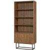 Knižnica Rea Black and Walnut