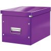 Leitz Click&Store Wow box štvorcový purpurový A4