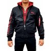 Alpha Industries zimná bunda MA-1 D-Tec SE black/red Farba: čierna, Veľkosť: S