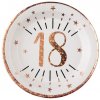 Santex narodeninové Tanieriky 23 cm 10 ks