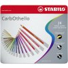 Pastelky STABILO CarbOthello kovové púzdro 24 farieb (4006381279628)