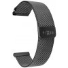 Fixed - Kovový remienok (Mesh) 18 mm - Huawei Watch GT 4 (41 mm)/W1/Honor Watch S1/Garmin Venu 2S/Vivoactive 4S - čierny KF2341701