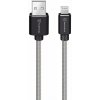 Tactical rýchly kevlarový kábel USB-A/USB-C - 8596311153112 - 1 m - šedý