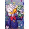 Káčer Donald LV vonia peniaze Pop Art obraz na plátne