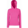 Fruit of the Loom Mikina Classic Lady-Fit Hooded Sweat s kapucí, dámská COT-16203831001 S Fuchsia