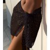 Amparo Miranda plážový prehoz Fishing net 6095 čierna