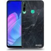 Picasee silikónový prehľadný obal pre Huawei P40 Lite E - Black marble