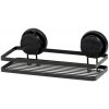 TENDANCE Polička do kúpeľne Ortiz 1, čierna