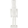 IB LAURSEN Drevená soška Nutcracker Rounded Feet White 30 cm