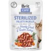 Brit Care Cat Sterilized Fillets in Jelly Hearty Duck & Tender Turkey 85 g